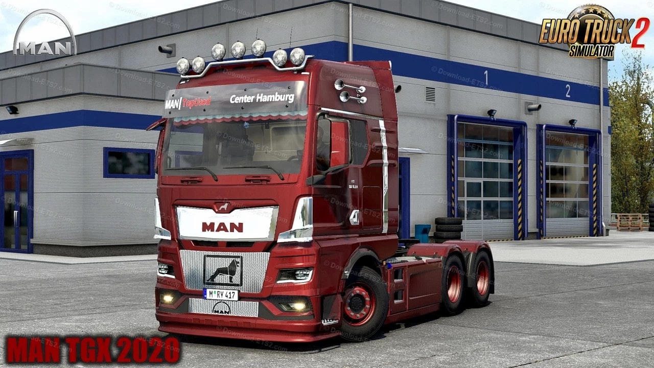 کامیون MAN TGX 2020 + داخلی ورژن 6.5