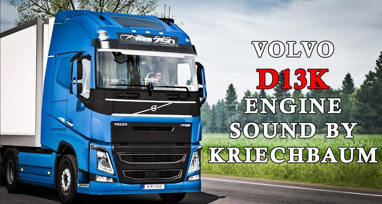 صدای واقعی موتور Volvo FH4 D13K ورژن 4.0