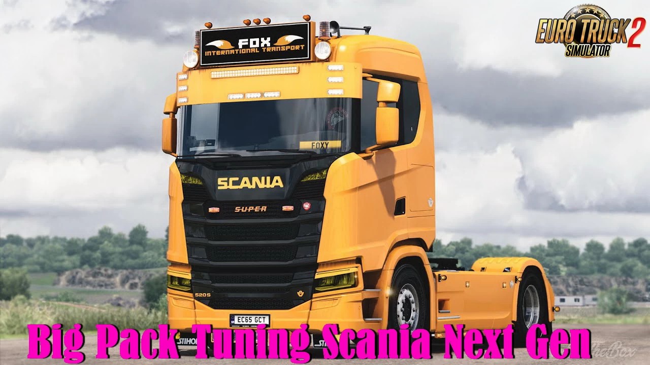 بسته بزرگ تیونینگ برای کامیون Scania Next Gen ورژن 1.7