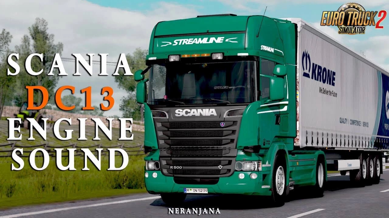 صدای واقعی موتور Scania DC13 ورژن 3.0