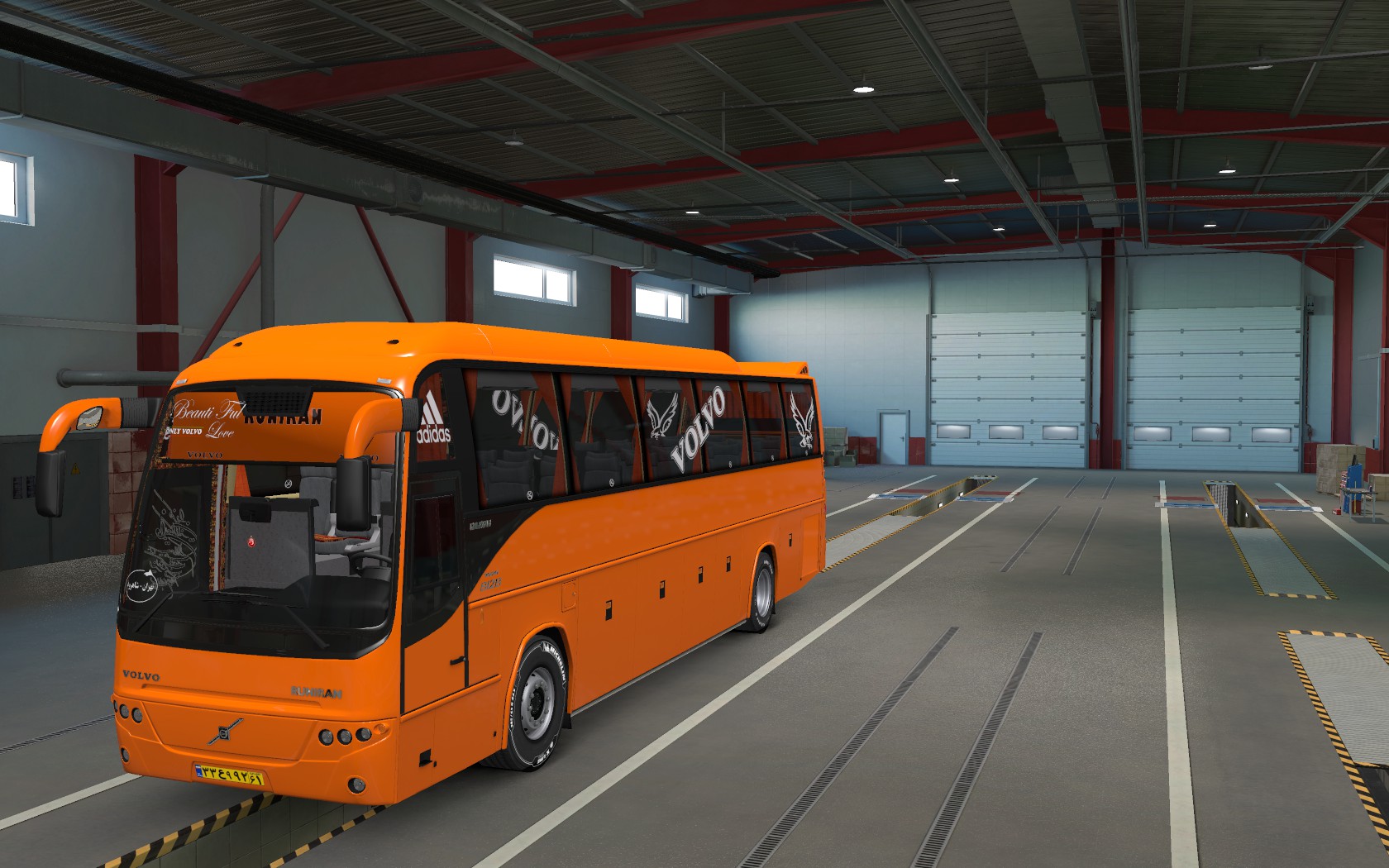 اتوبوس ایرانی ولوو رانیران B12 TX + داخلی