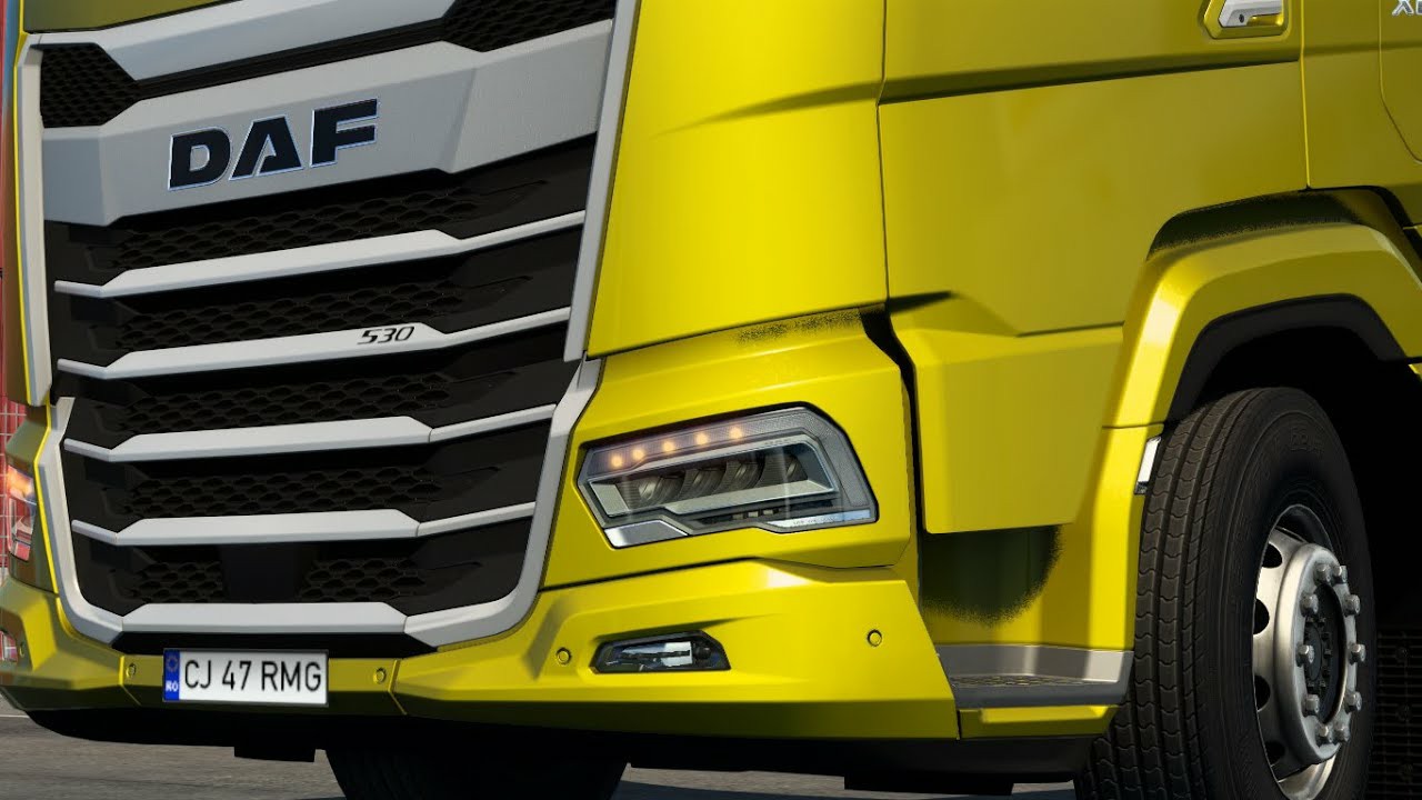چراغ چشمک زن های پویا DAF XG ورژن 1.0
