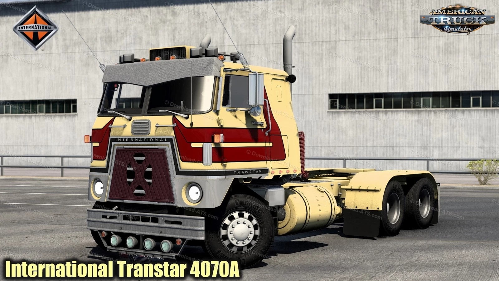 کامیون International Transtar 4070A + داخلی برای آمریکن تراک - پارسی مد