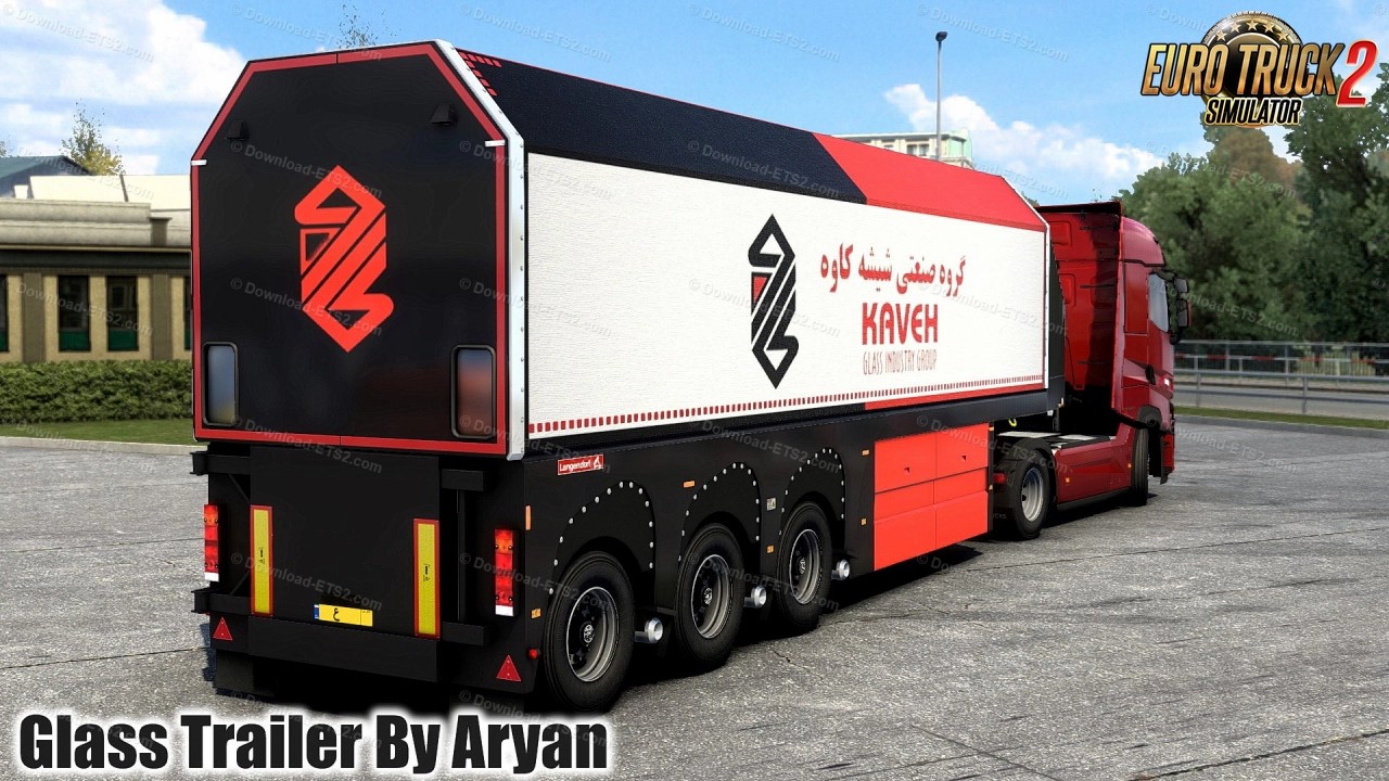 تریلر ایرانی مخصوص حمل شیشه