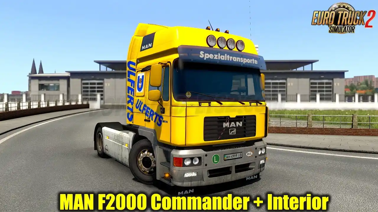 کامیون مان F2000 Commander + داخلی